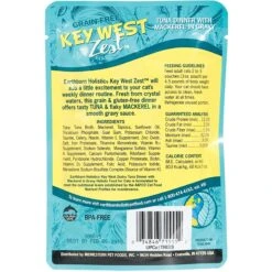 Earthborn Holistic Key West Zest Tuna Dinner With Mackerel In Gravy Grain-Free Cat Food -Meow Meals 141107 PT1. AC SS1800 V1512767579