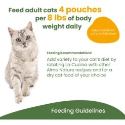 Almo Nature HQS La Cucina Chicken With Apple Grain-Free Cat Food Pouches -Meow Meals 141496 PT6. AC SS1800 V1669924813