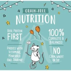 Tiny Tiger Pate Turkey & Giblets Recipe Grain-Free Canned Cat Food -Meow Meals 141881 PT7. AC SS1800 V1648748489