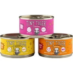 Tiny Tiger Pate Beef & Poultry Recipes Variety Pack Grain-Free Canned Cat Food -Meow Meals 141887 PT1. AC SS1800 V1534972922