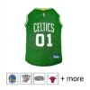 Pets First NBA Dog & Cat Mesh Jersey, Boston Celtics -Meow Meals 142223 MAIN. AC SS1800 V1572880425