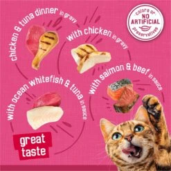 Friskies Surfin' & Turfin' Favorites Variety Pack Canned Cat Food -Meow Meals 142563 PT2. AC SS1800 V1700161305