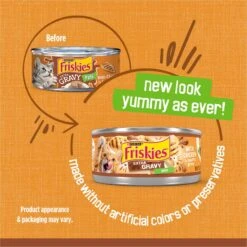Friskies Extra Gravy Pate With Chicken In Savory Gravy Canned Cat Food -Meow Meals 142579 PT2. AC SS1800 V1700161365