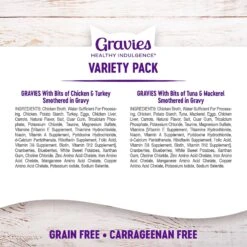 Wellness Healthy Indulgence Gravies Grain-Free Variety Pack Cat Food Pouches -Meow Meals 145533 PT6. AC SS1800 V1621985567
