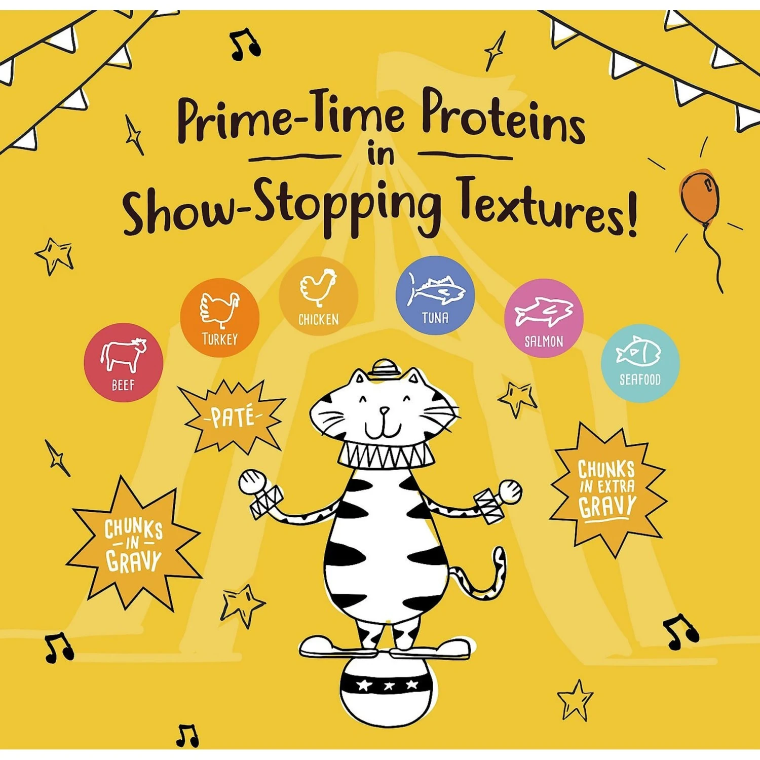 Tiny Tiger Chunks In EXTRA Gravy Turkey Recipe Grain-Free Canned Cat Food 10 Tiny Tiger Chunks In EXTRA Gravy Turkey Recipe Grain-Free Canned Cat Food - Image 8