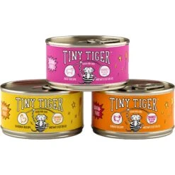 Tiny Tiger Chunks In EXTRA Gravy Beef & Poultry Recipes Variety Pack Grain-Free Canned Cat Food -Meow Meals 147784 PT1. AC SS1800 V1545429532