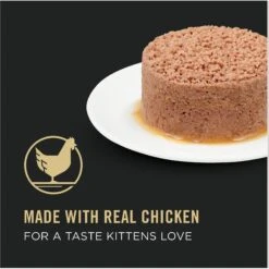 Purina Pro Plan Classic Chicken Grain-Free Kitten Entree Canned Cat Food -Meow Meals 147932 PT1. AC SS1800 V1649197098