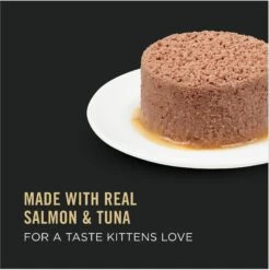 Purina Pro Plan Classic Salmon & Tuna Grain-Free Kitten Entree Canned Cat Food -Meow Meals 147934 PT1. AC SS1800 V1645817492