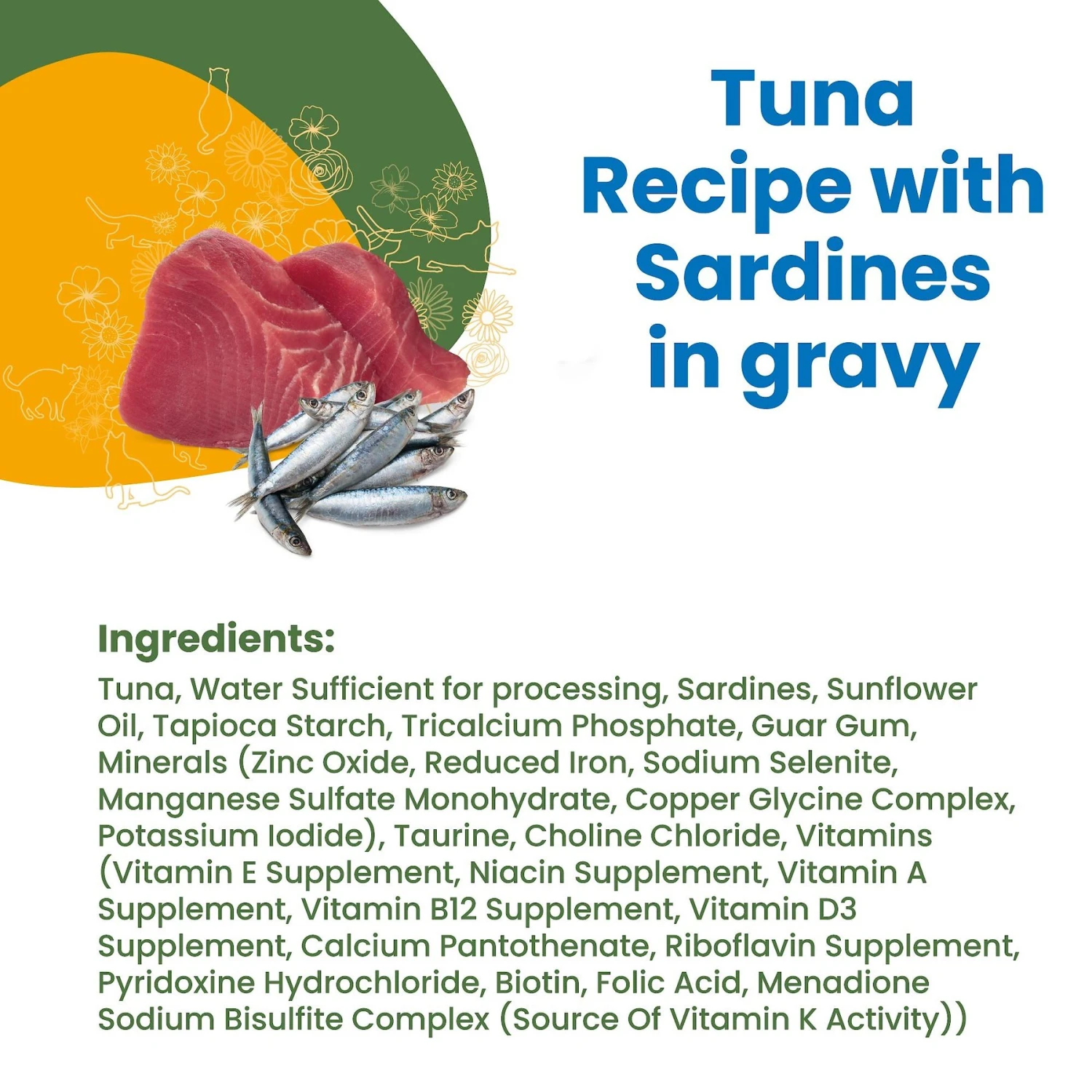 Almo Nature HQS Complete Tuna With Sardine Grain-Free Canned Cat Food 6 Almo Nature HQS Complete Tuna With Sardine Grain-Free Canned Cat Food - Image 4