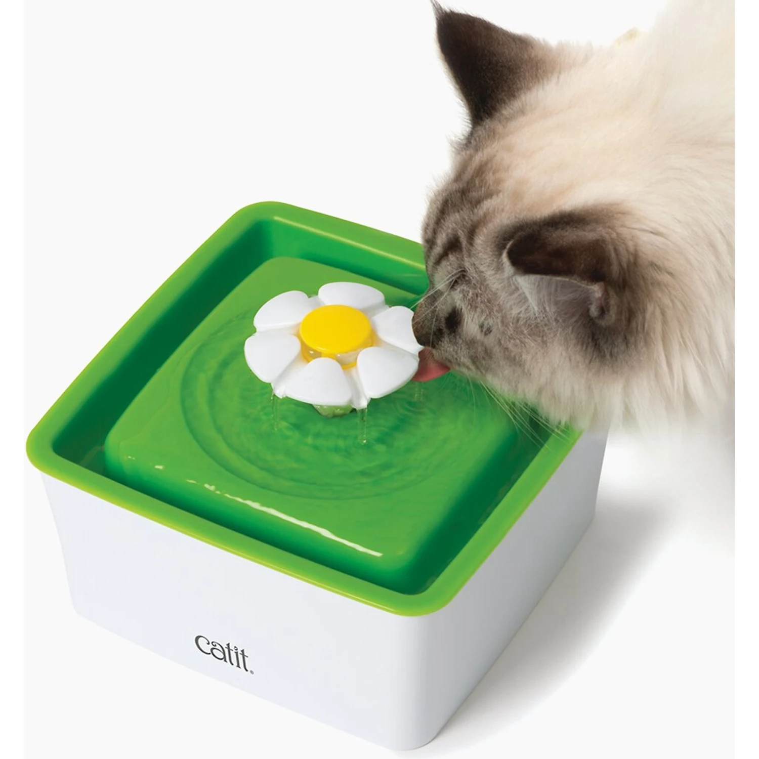 Catit Mini Flower Plastic Cat Fountain 3 Catit Mini Flower Plastic Cat Fountain