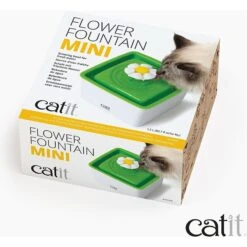 Catit Mini Flower Plastic Cat Fountain 15 Catit Mini Flower Plastic Cat Fountain -Meow Meals 151264 PT6. AC SS1800 V1628020651