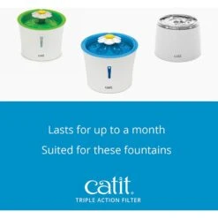Catit Triple Action Pet Fountain Filter -Meow Meals 151269 PT4. AC SS1800 V1628020303