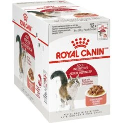 Royal Canin Feline Health Nutrition Adult Instinctive Chunks In Gravy Cat Food Pouch