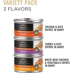 Purina Pro Plan Chicken & Turkey Favorites Variety Pack Canned Cat Food -Meow Meals 151548 PT1. AC SS1800 V1676051531