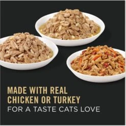 Purina Pro Plan Chicken & Turkey Favorites Variety Pack Canned Cat Food -Meow Meals 151548 PT2. AC SS1800 V1676318575