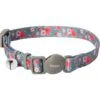 Frisco Rose Polyester Breakaway Cat Collar With Bell -Meow Meals 153160 MAIN. AC SS1800 V1701796878