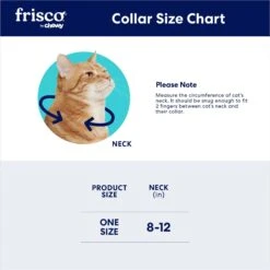Frisco Rose Polyester Breakaway Cat Collar With Bell 12 Frisco Rose Polyester Breakaway Cat Collar With Bell -Meow Meals 153160 PT7. AC SS1800 V1701796857