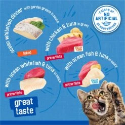 Friskies Oceans Of Delight Variety Pack Canned Cat Food -Meow Meals 154524 PT2. AC SS1800 V1700158213