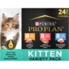 Purina Pro Plan Focus Kitten Favorites Variety Pack Canned Cat Food -Meow Meals 155241 MAIN. AC SS1800 V1658007102