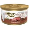 Fancy Feast Gourmet Naturals Beef Recipe In Gravy Canned Cat Food -Meow Meals 155537 MAIN. AC SS1800 V1677102457