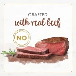 Fancy Feast Gourmet Naturals Beef Recipe In Gravy Canned Cat Food -Meow Meals 155537 PT4. AC SS1800 V1677102402