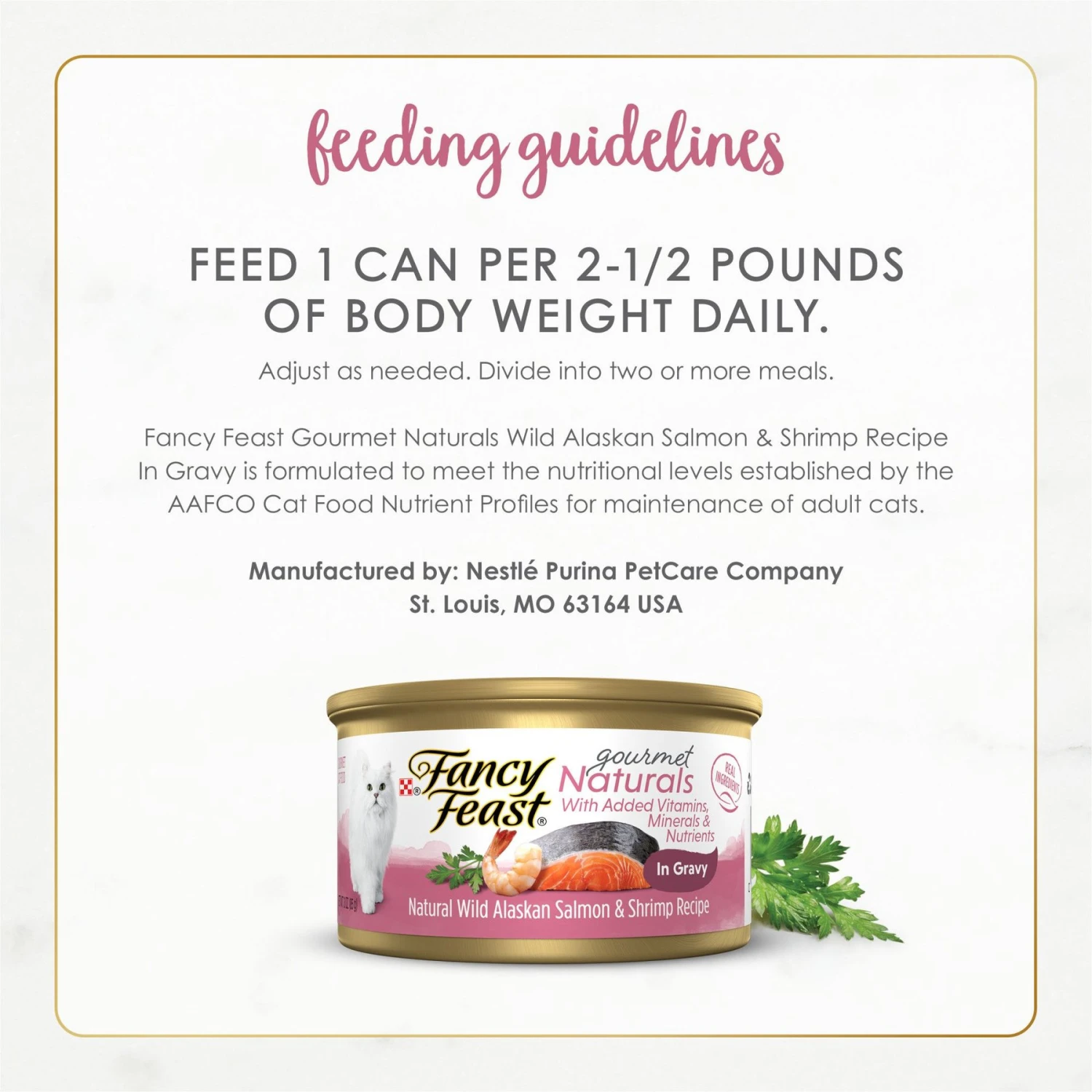 Fancy Feast Gourmet Naturals Wild Alaskan Salmon & Shrimp Recipe In Gravy Canned Cat Food 10 Fancy Feast Gourmet Naturals Wild Alaskan Salmon & Shrimp Recipe In Gravy Canned Cat Food - Image 8