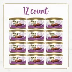 Fancy Feast Gourmet Naturals Beef Recipe Pate Canned Cat Food, 3-oz, Case Of 12 -Meow Meals 155545 PT1. AC SS1800 V1677102976