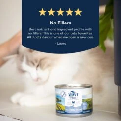 ZIWI Peak Mackerel Recipe Canned Cat Food -Meow Meals 157505 PT6. AC SS1800 V1703277168