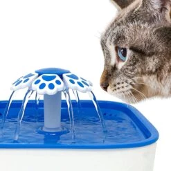 Pet Fit For Life Plastic Cat Water Fountain With Cat Wand & Mat, 67-oz 10 Pet Fit For Life Plastic Cat Water Fountain With Cat Wand & Mat, 67-oz -Meow Meals 159016 PT2. AC SS1800 V1598651900