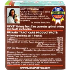 Licks Pill-Free URINARY TRACT CARE Cat Supplement -Meow Meals 166699 PT1. AC SS1800 V1556224623