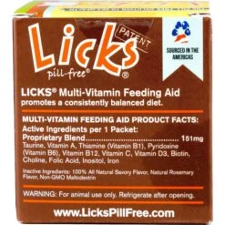 Licks Pill-Free MULTI-VITAMIN Cat Supplement -Meow Meals 166708 PT1. AC SS1800 V1556224637