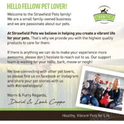 Strawfield Pets Pre + Probiotic Powder Cat Supplement -Meow Meals 169441 PT8. AC SS1800 V1557864793