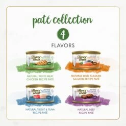 Fancy Feast Gourmet Naturals Pate Variety Pack Canned Cat Food, 3-oz, Case Of 12 -Meow Meals 172632 PT1. AC SS1800 V1677102451