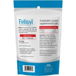 Felisyl Chicken Flavored Soft Chew Immune Supplement For Cats 17 Felisyl Chicken Flavored Soft Chew Immune Supplement For Cats -Meow Meals 175648 PT7. AC SS1800 V1677771561