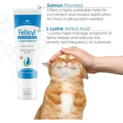 Felisyl Salmon Flavored Gel Immune Supplement For Cats -Meow Meals 175650 PT4. AC SS1800 V1677771508