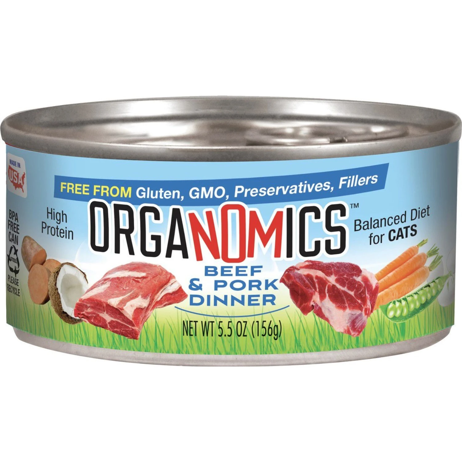 OrgaNOMics Beef & Pork Dinner Grain-Free Pate Wet Cat Food 3 OrgaNOMics Beef & Pork Dinner Grain-Free Pate Wet Cat Food