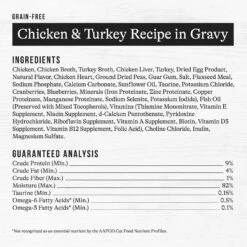 American Journey Minced Poultry In Gravy Variety Pack Grain-Free Canned Cat Food -Meow Meals 178479 PT8. AC SS1800 V1691676743