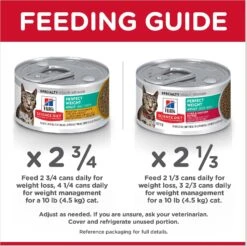Hill's Science Diet Adult Perfect Weight Vegetable & Chicken & Liver & Chicken Variety Pack Canned Cat Food -Meow Meals 181105 PT8. AC SS1800 V1609372961