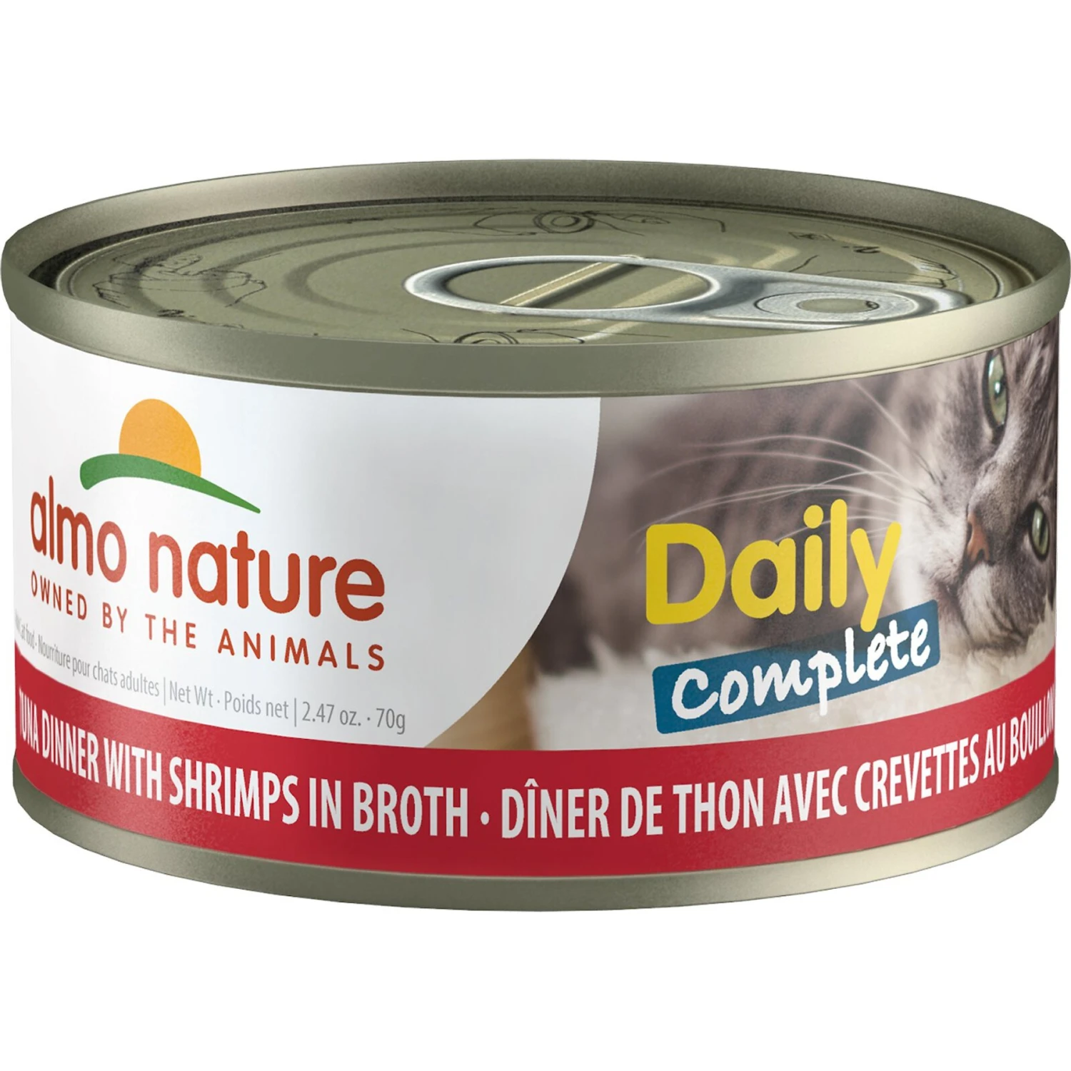 Almo Nature Daily Complete Tuna Dinner With Shrimps In Broth Canned Cat Food 3 Almo Nature Daily Complete Tuna Dinner With Shrimps In Broth Canned Cat Food