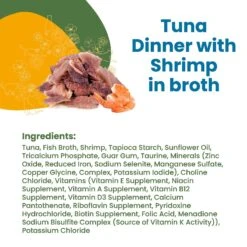 Almo Nature Daily Complete Tuna Dinner With Shrimps In Broth Canned Cat Food 14 Almo Nature Daily Complete Tuna Dinner With Shrimps In Broth Canned Cat Food -Meow Meals 182855 PT3. AC SS1800 V1632850272