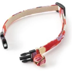 Necoichi Origami Balloon Cotton Breakaway Cat Collar With Bell -Meow Meals 183493 PT3. AC SS1800 V1565879874