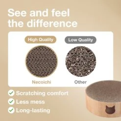 Necoichi Cozy Cat Scratcher Bowl Toy -Meow Meals 183517 PT3. AC SS1800 V1702938882