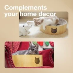 Necoichi Cozy Cat Scratcher Bowl Toy -Meow Meals 183517 PT6. AC SS1800 V1702938868