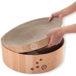 Necoichi Cozy Cat Scratcher Bowl Replacement Pad -Meow Meals 183519 PT4. AC SS1800 V1647461523