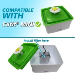 Pet Standard Charcoal Filters For Catit Mini Fountains, 6 Count -Meow Meals 183712 PT2. AC SS1800 V1565879620