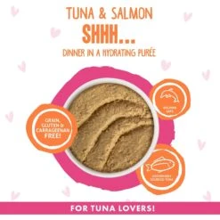 BFF Play Pate Lovers Tuna & Salmon Shhh Wet Cat Food, 3-oz Pouch, Pack Of 12 -Meow Meals 192251 PT2. AC SS1800 V1649129840