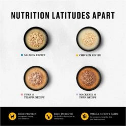 American Journey Landmark Seafood & Chicken In Broth Variety Pack Grain-Free Canned Cat Food, 3-oz, Case Of 12 -Meow Meals 193506 PT1. AC SS1800 V1582124373