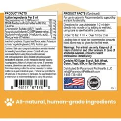 Paramount Pet Health Glucosamine Cat Supplement -Meow Meals 193928 PT4. AC SS1800 V1635274610