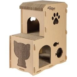 Petique Meowhouse Cat Scratcher -Meow Meals 193940 PT4. AC SS1800 V1603158408