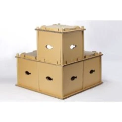 Petique Feline Fortress Cat Scratcher -Meow Meals 193984 PT2. AC SS1800 V1566335259